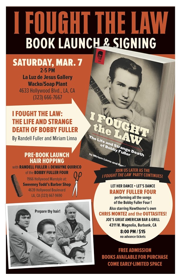 Book Review “i Fought The Law” The Life And Strange Death Of Bobby Fuller The La Beat