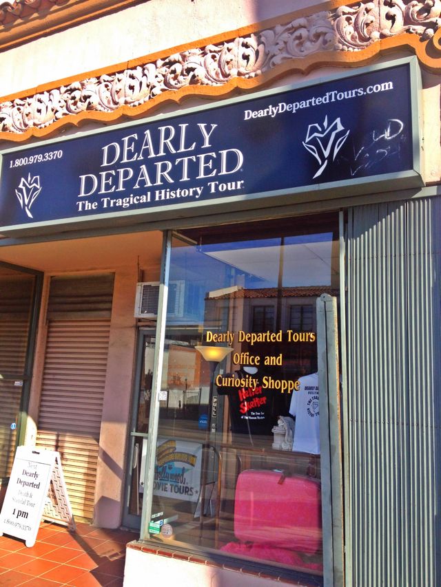 dearly departed tours shop